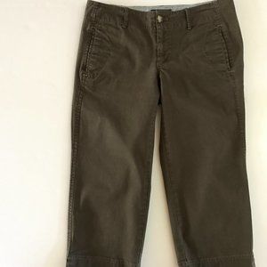 Eddie Bauer Olive Green Capris